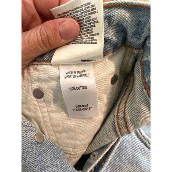 AGOLDE Parker Vintage Cut Off Short, Size 24, NWOT - Picture 6 of 6